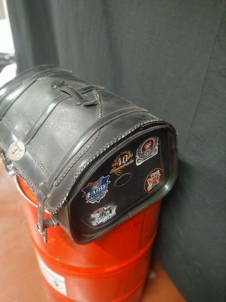 Baules moto piel Route 66