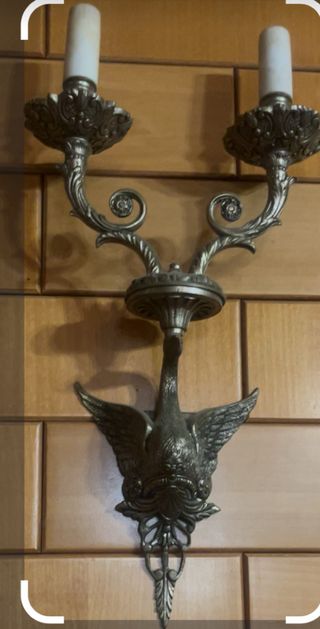 Apliques dorados metal (2 und)
