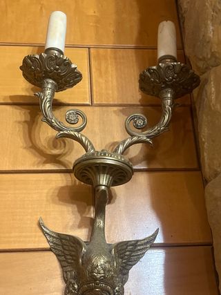 Apliques dorados metal (2 und)