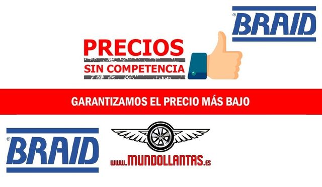 LLANTAS BRAID FULLRACE A 18” ANTRACITA.