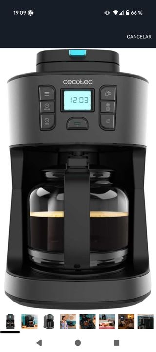 Cafetera Cecotec automática