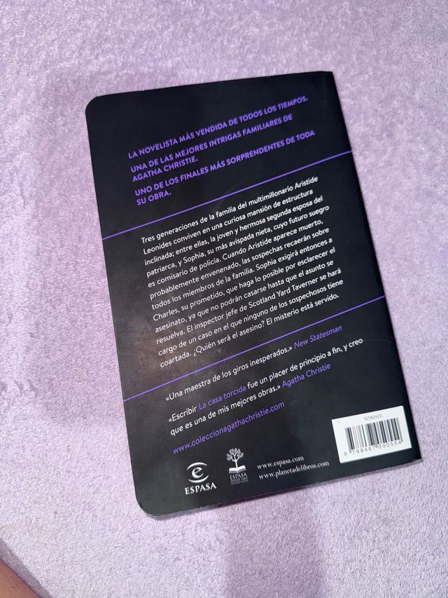 Libro agatha christie (LA CASA TORCIDA) 5€