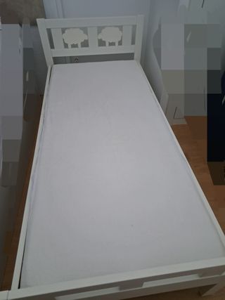 Cama infantil Ikea Kritter blanca