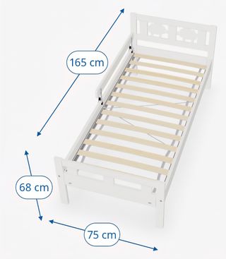 Cama infantil Ikea Kritter blanca