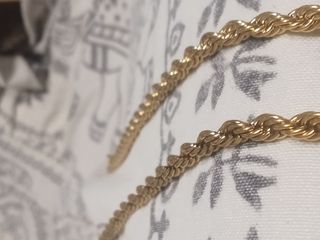 Cordón trenzado goldfilled 18k