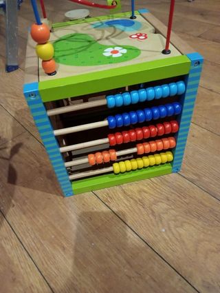 Cubo Actividades Madera Infantil