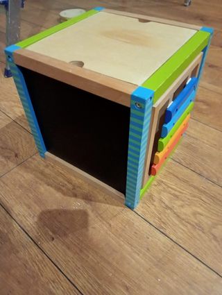 Cubo Actividades Madera Infantil