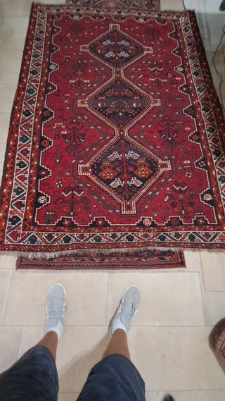 Tappeto persiano 250x176 annodato a mano