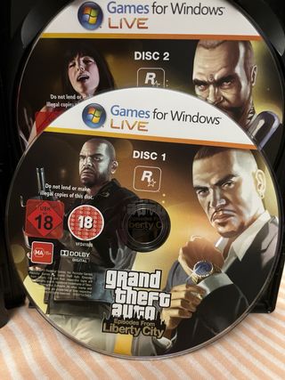 Grand Theft Auto: Episodes Liberty City PC DVD