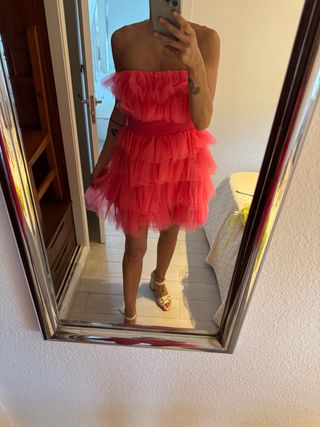 Vestido Cocca Jeans rosa - Talla M