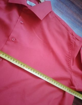 Camicia rossa uomo