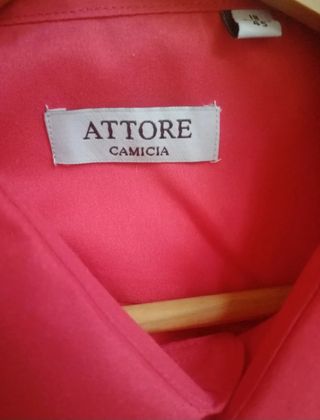 Camicia rossa uomo