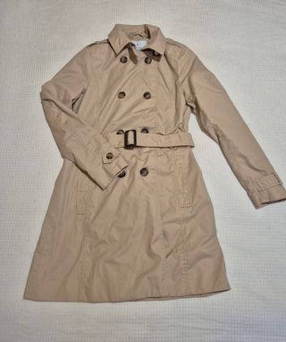 Gabardina beige Stradivarius - Talla M