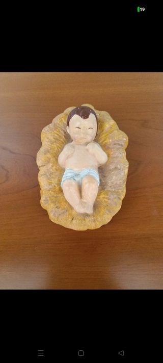 Gesù Bambino in gesso