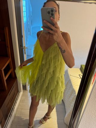 Vestido Yebai verde 