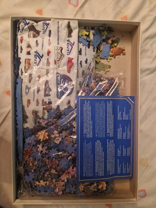 2x Puzzles 1000 piezas Ravensburger cachorros
