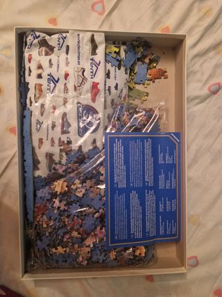 2x Puzzles 1000 piezas Ravensburger cachorros