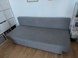 Divano letto Ikea Asarum grigio