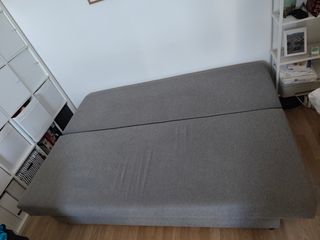 Divano letto Ikea Asarum grigio
