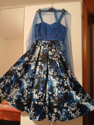Vestito cerimonia blu | Multicolor