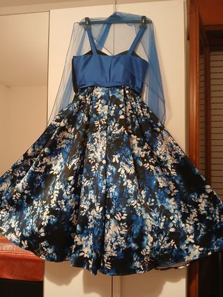 Vestito cerimonia blu | Multicolor