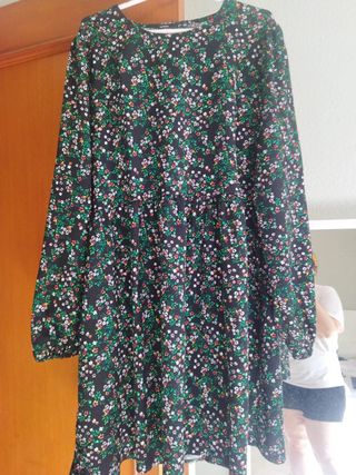 Vestido flores multicolor