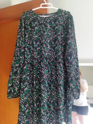 Vestido flores multicolor
