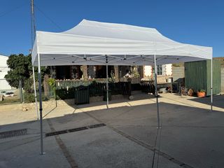 Tenda pieghevole professionale in alluminio 6x3m