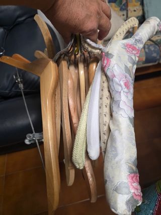 Perchas madera 
