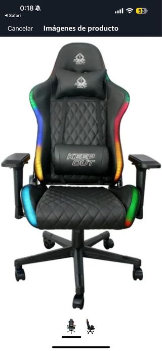 Silla Gaming Keep Out XSPRO RGB ps5 ordenador 
