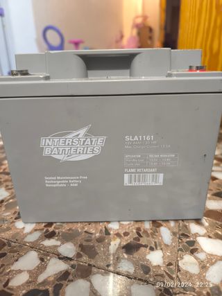 Batería Interstate SLA1161 AGM 12V