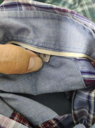 Camisa cuadros hombre - Talla 6 XXl