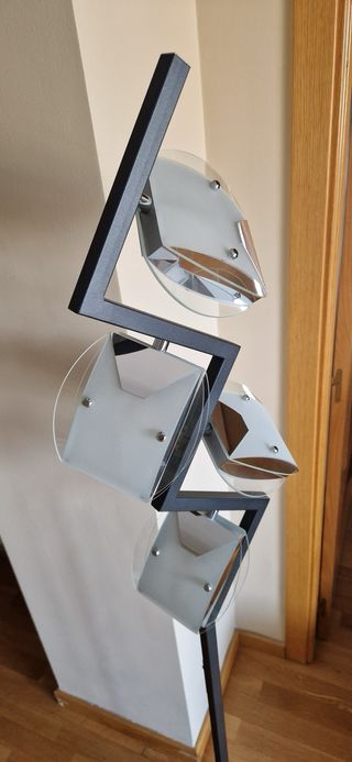 Lámpara pie diseño 4 luces
