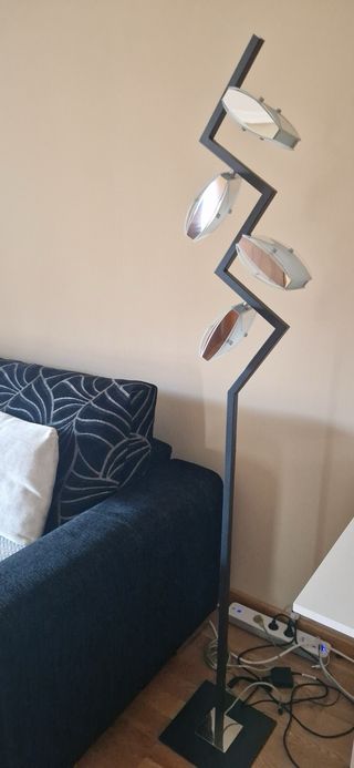 Lámpara pie diseño 4 luces