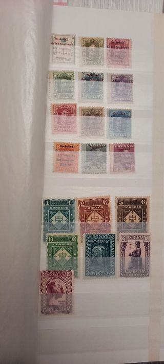 Lote sellos españa primer centenario