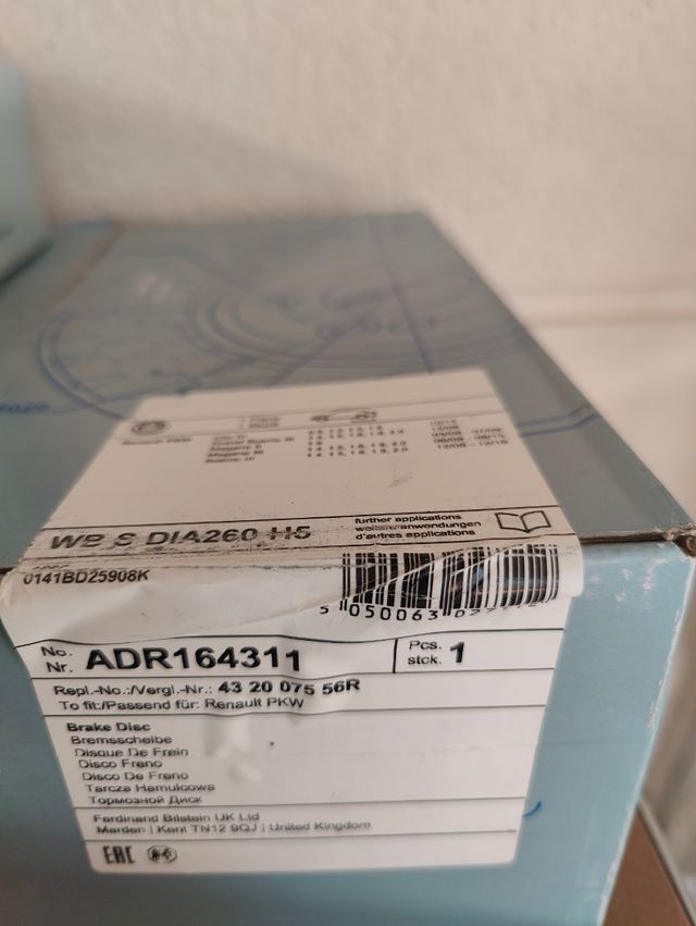 Kit Repuestos Renault Megane 2015