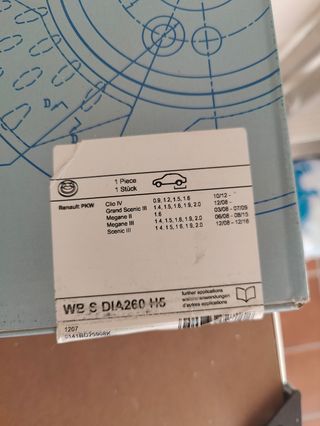 Kit Repuestos Renault Megane 2015