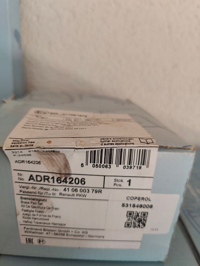 Kit Repuestos Renault Megane 2015