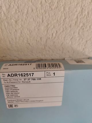 Kit Repuestos Renault Megane 2015