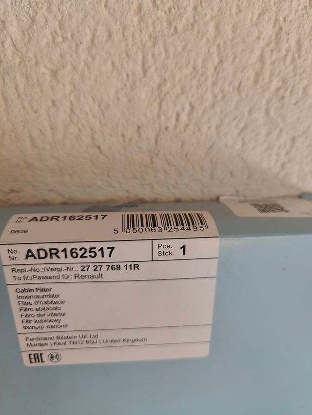 Kit Repuestos Renault Megane 2015