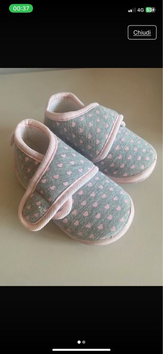 Ciabattine bimba n.20 cuoricini