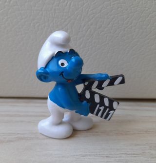 Pitufo con claqueta