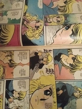 Tebeo candy Candy con poster gigante dentro del te