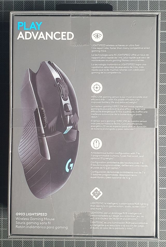 Logitech G903 Lightspeed - Mouse Gamer