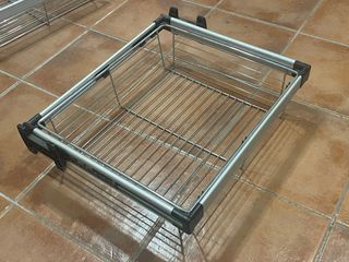 Cesta cajón de rejilla para armario de 60cm