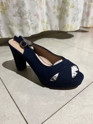 Tacón Azul Marino - Talla 40