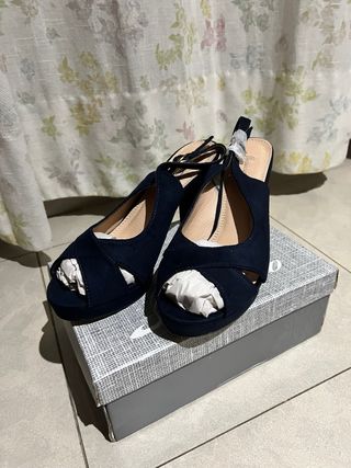 Tacón Azul Marino - Talla 40