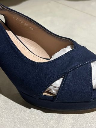 Tacón Azul Marino - Talla 40