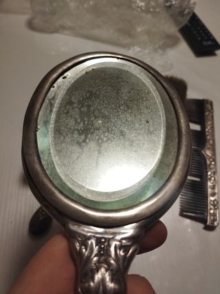 Juego tocador plata antigua 4 España