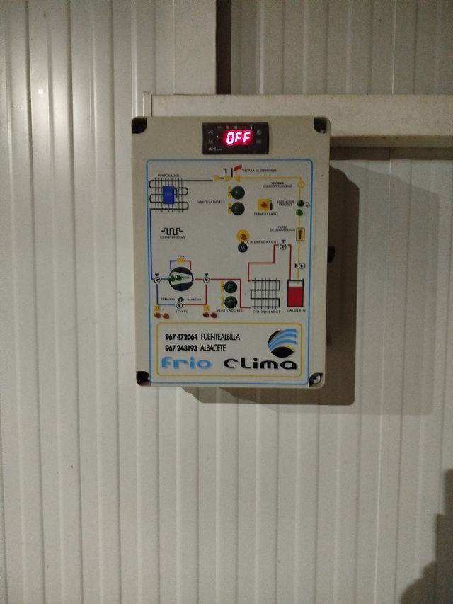 Cámara frigorífica industrial